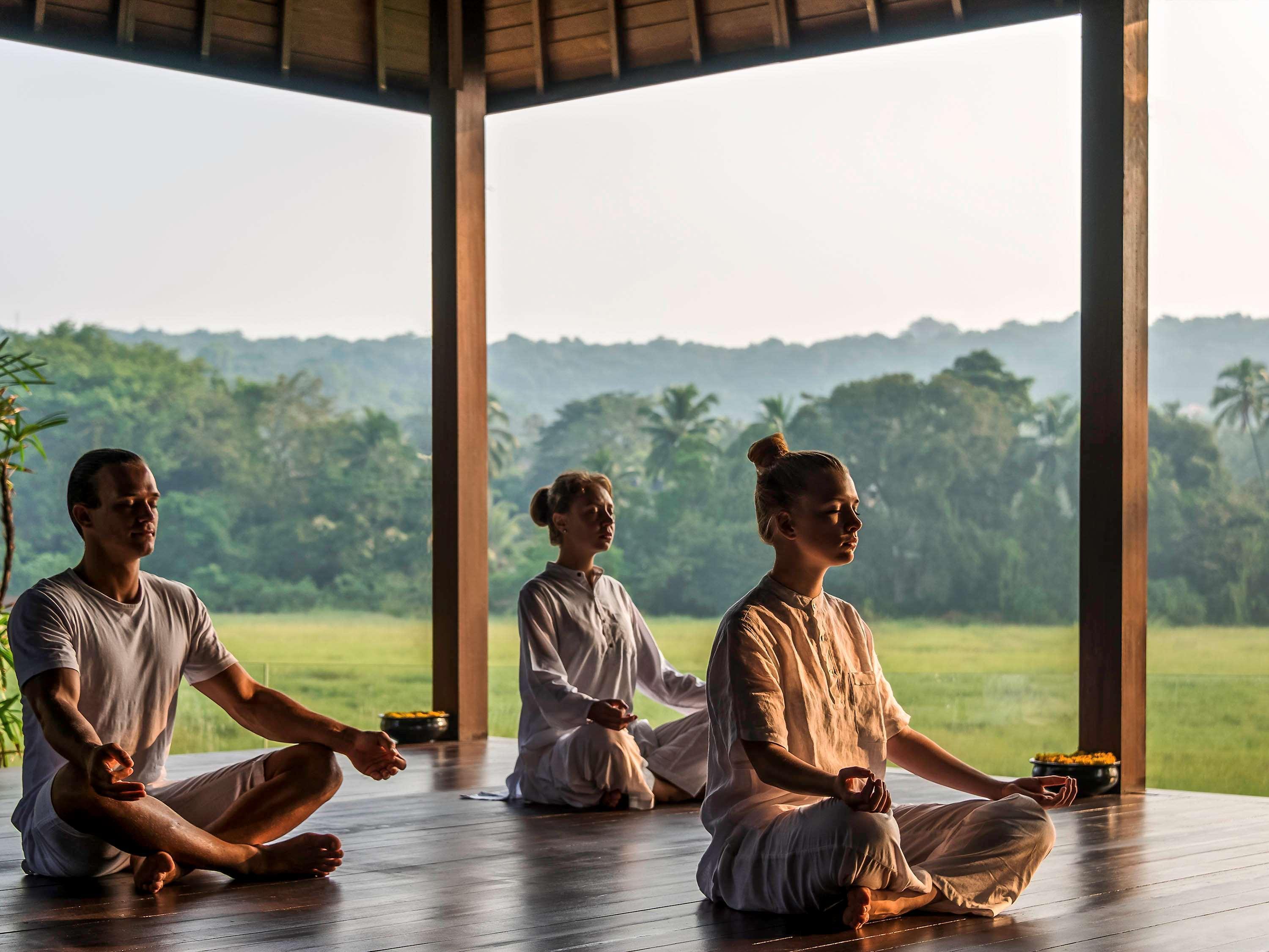 Novotel Goa Resort & Spa Candolim Zewnętrze zdjęcie Meditation at the Banyan Retreat